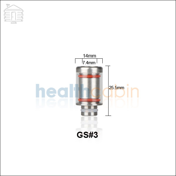 Outside Glazing Stainless Hybrid Wide Bore 510 Drip Tip